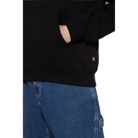 Dickies Icon Logo Polyester Unisex Volwassenen Zwarte Hooded Sweatshirt - Image 6