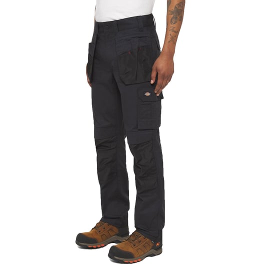 Dickies Multi Pocket Utility Polyester Zwart Werkbroek voor Mannen - Image 1
