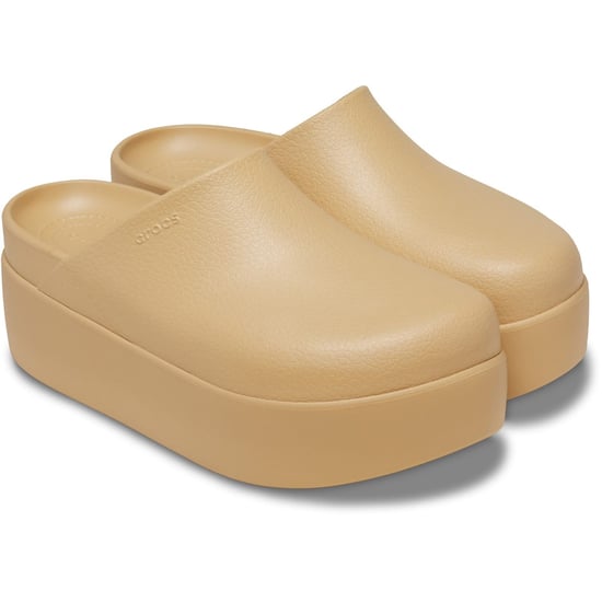 Crocs Dylan Thermoplastische Dames Klompen in Tarwe - Image 1