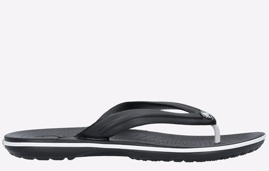 Crocs Crocband Flip Croslite Rubberen Zwarte Slippers - Image 1