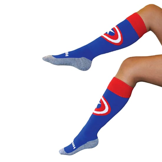 Captain America Lange Sportsokken | Hingly | Unisex Novelty Sokken voor Hockey, Rugby & Voetbal - Image 4
