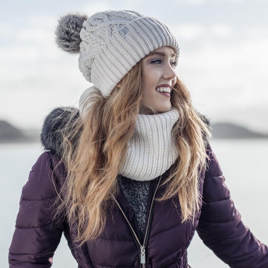 Dames Winter Fleece Gevoerde Thermische Nekwarmer - Paars - Image 3