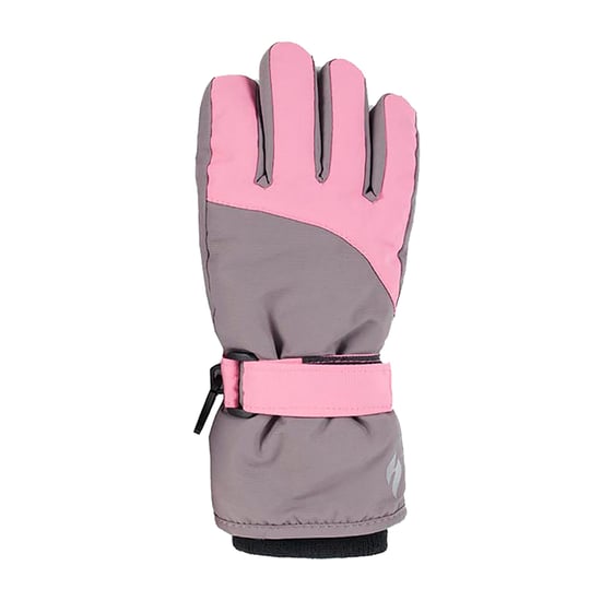 Heat Holders - Waterdichte thermo skihandschoenen voor kinderen - Roze / Grijs - Image 3