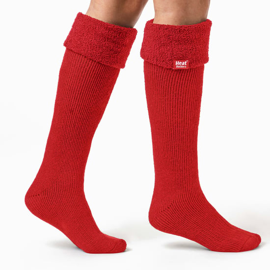Heat Holders Dames Thermische Wellington Boot Sokken - Rood - Image 4