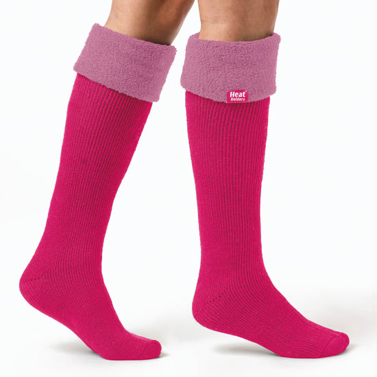 Heat Holders Dames Thermische Wellington Boot Sokken - Moerbei Roze - Image 4