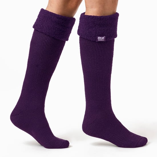 Heat Holders Dames Thermische Wellington Boot Sokken - Paars / Fluweel - Image 4