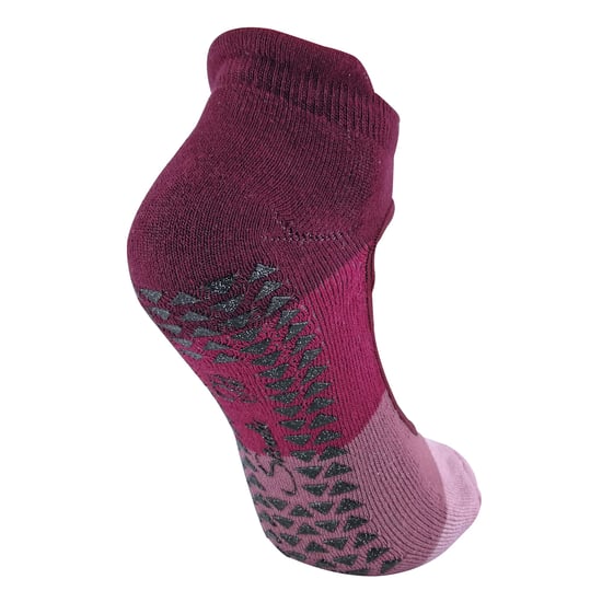 2 paar antislip onzichtbare yogasokken voor dames - Wijn - Image 4