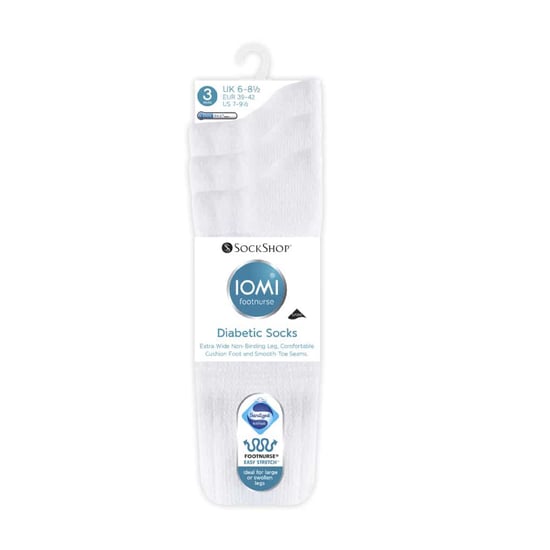 3 Pack Extra Brede Katoenen Diabetische Kinder Sokken - Image 2