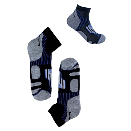 Set van 3 fietssokken met anti-blaar enkel voor heren - Hpcm - Image 3