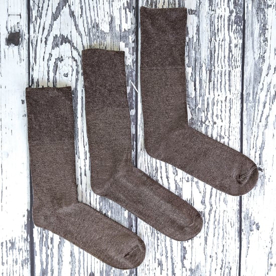 Set van 3 sokken zonder elastiek thermo diabetische sokken voor heren - Blauw - Image 5