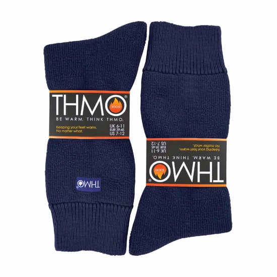 THMO - Fleece gevoerde thermo wintersokken voor heren - Marine - Image 2