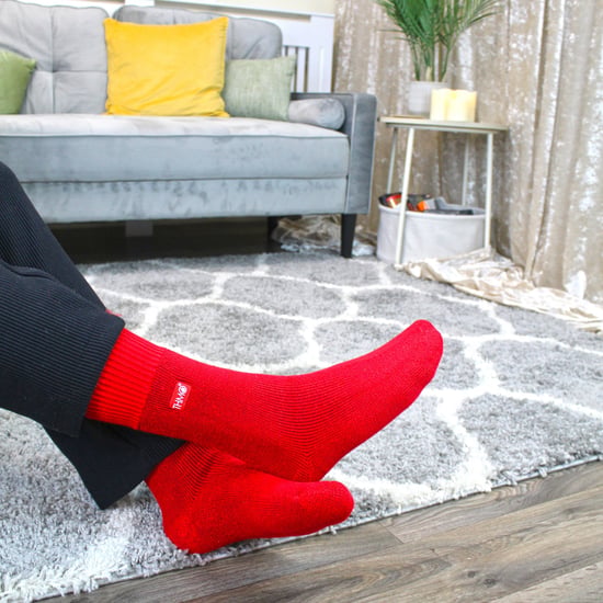 THMO - Fleece gevoerde thermo wintersokken voor heren - Rood - Image 4