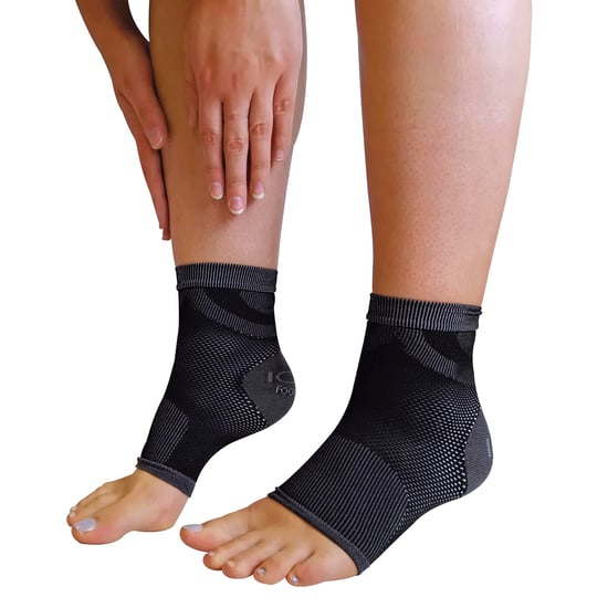 IOMI - Sokken voor fasciitis plantaris met ondersteuning van de voetboog - Zwart - Image 3
