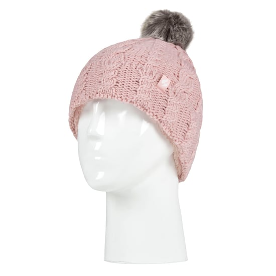 Heat Holders Meisjes Cable Bobble Muts En Handschoenen Set - Schemerig Roze - Image 3