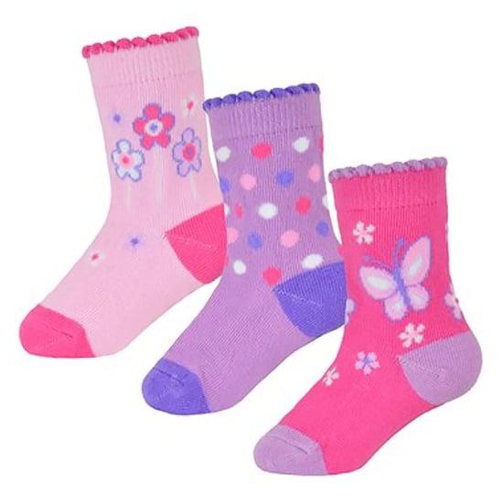 6 paar sokken voor babymeisjes met vlinderdesign - Dier - Image 3