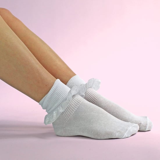 12 Paar Witte Frilly Lace Sokken 7 Maten Sok Snob - Wit - Image 3