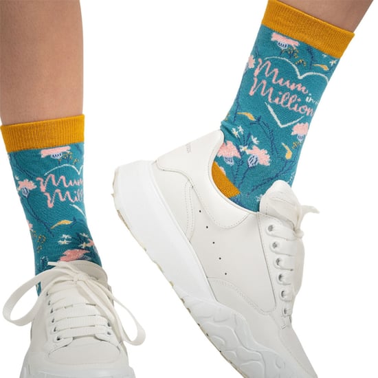 Miss Sparrow dames bamboesokken voor mama - Mum Sokken (Blauw) - Image 3