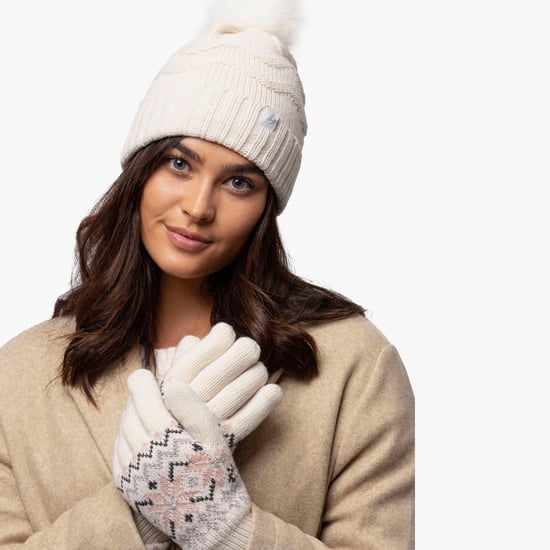 Heat Holders Dames Winter Bont Pom Pom Beanie Muts - Room - Image 3