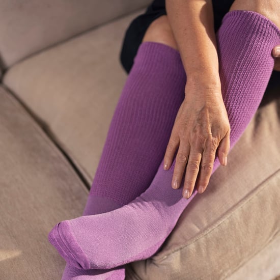 Kniehoge Diabetische Sokken | IOMI | Set van 3 bamboe sokken zonder elastiek sokken voor gezwollen voeten | Lange extra brede niet-bindende softbovenkant-sokken - Zwart - Image 5