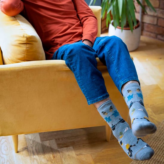 Heren Cozy Fleece-Lined Hobby Sokken | Novelty Fluffy Thermo Sokken - Grumpy Socks - Image 5