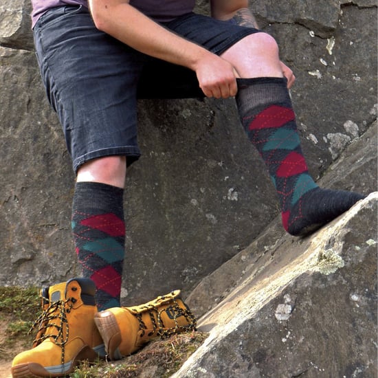 12 paar multiverpakking Argyle lamswollen herensokken - Grijs - Image 5
