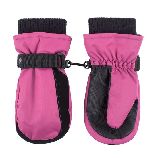 Kinderen Winter Fleece Gevoerde Thermische Ski Sneeuw Wanten - Roze - Image 3