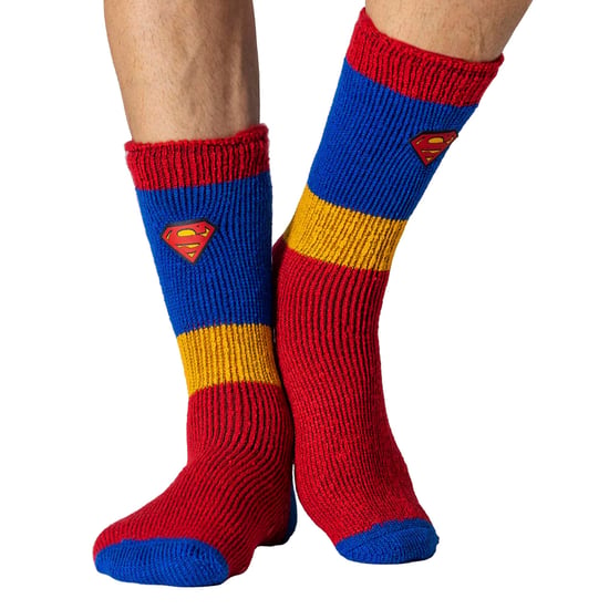 Heat Holders Thermische pantoffelsokken met filmthema voor heren - Superman - Image 4