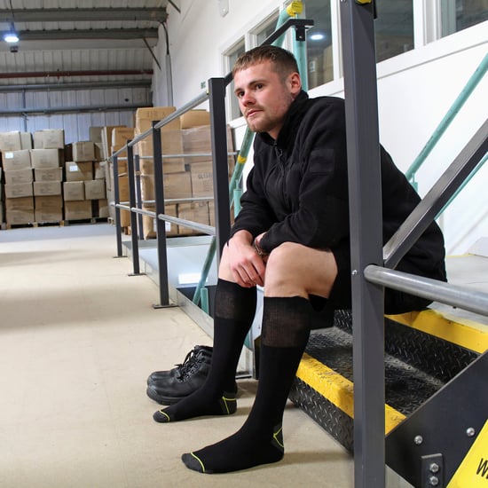 Sock Snob - Set van 6 kniehoge werksokken voor heren - Zwart - Image 3