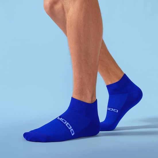 Merinowol hardloopsokken | Comodo | Lichtgewicht gedempte enkelsportsokken voor heren en dames - Blauw - Image 5