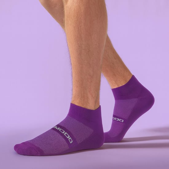 Merinowol hardloopsokken | Comodo | Lichtgewicht gedempte enkelsportsokken voor heren en dames - Fuchsia - Image 5