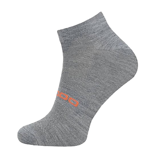 Merinowol hardloopsokken | Comodo | Lichtgewicht gedempte enkelsportsokken voor heren en dames - Grijs - Image 3