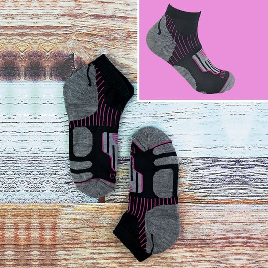 Sock Snob - 12 paar zwarte fietssokken voor dames - Zwart - Image 3