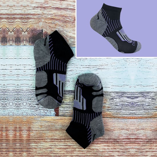 Sock Snob - 12 paar zwarte fietssokken voor dames - Zwart - Image 4