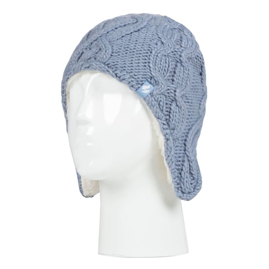 Heat Holders Meisjes Majestueuze Trapper Hat Mitts Set - Stoffig Blauw - Image 3