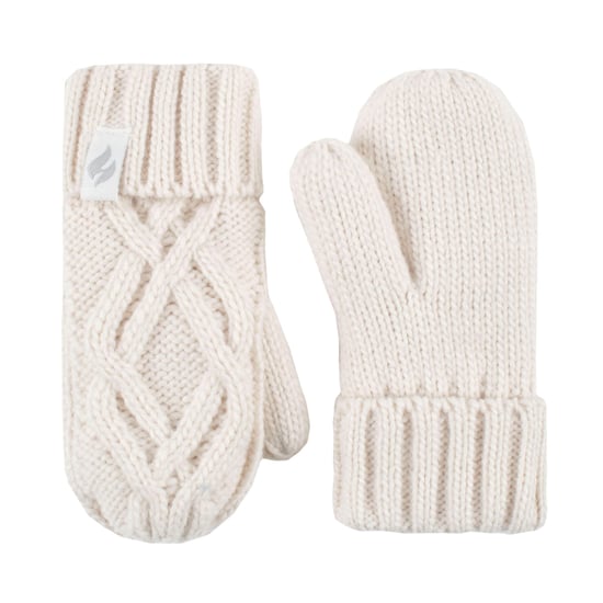 Heat Holders Meisjes Majestueuze Trapper Hat Mitts Set - Buttercream - Image 4