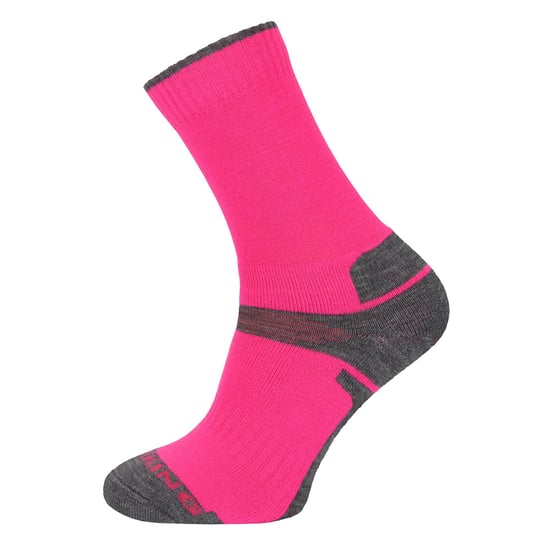 Wandelsokken van Merinowol voor kinderen | Comodo | Ademende lichtgewicht anti-blaarsokken voor buiten - Roze - Image 3