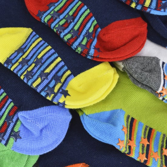 10 paar antislip katoenen babysokken voor jongens met sterren - Stijl 1 - Image 3