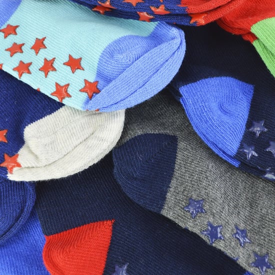 10 paar antislip katoenen babysokken voor jongens met sterren - Stijl 1 - Image 4