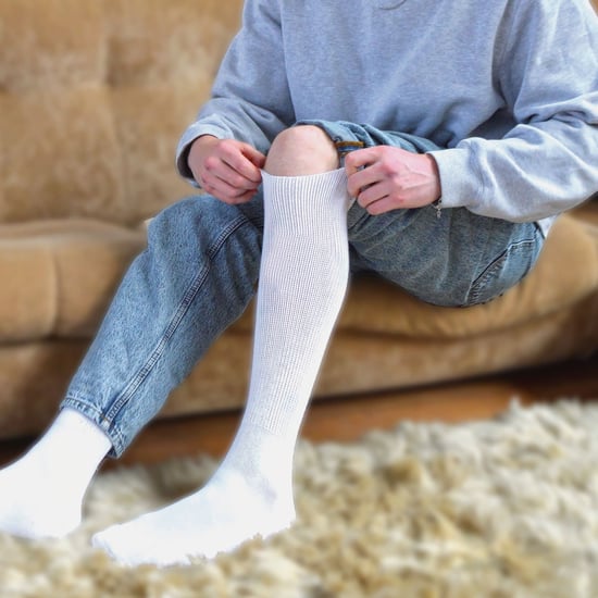 Dr.Socks - Kniehoge diabetessokken voor heren - Zwart - Image 5