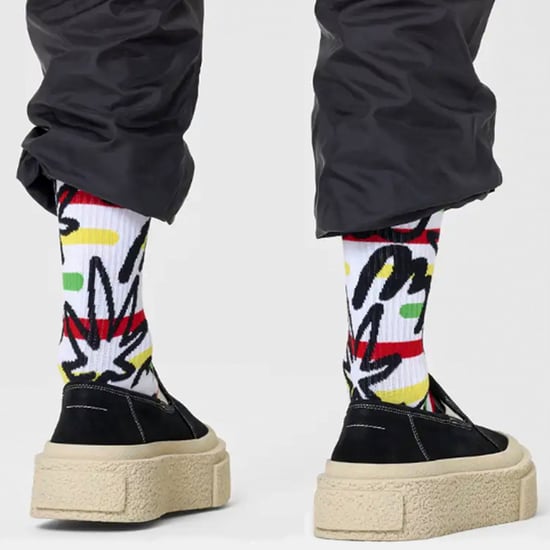 Noviteit Doodle Sokken | Happy Socks | Casual Leuke Golden Doodle Sokken - Wit - Image 3