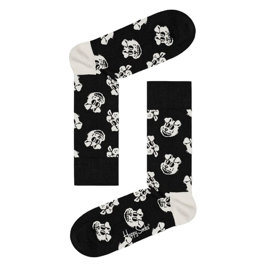 Happy Socks Noviteit Kleurige Heldere Katoenmix Hondensokken - Zwart - Image 3