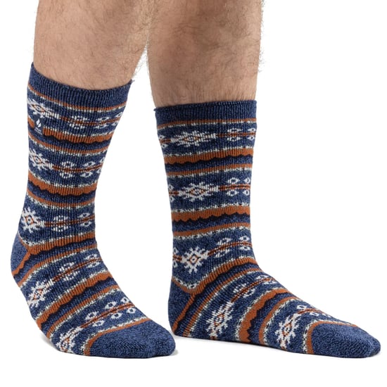 Mannen Nordic Sokken | Heat Holders | Ademend Lite Extra Warme Winter Thermosokken - Denim - Image 3