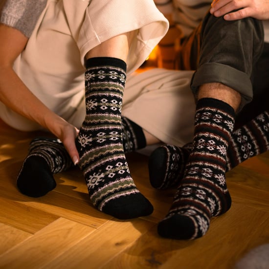 Dames Nordic Sokken | Heat Holders Lite | Lichtgewicht Thermische Winter Sokken voor Vrouwen - Zwart/Olive - Image 5