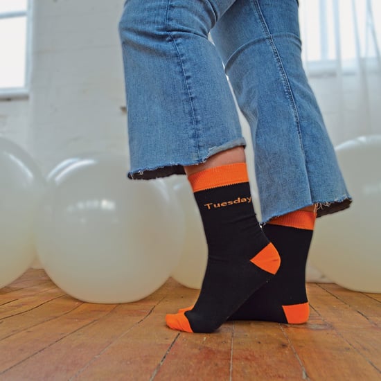 Set van 7 sokken voor dagen van de week voor dames | Sock Snob | Zwarte nieuwe kledingsokken voor dames - DOTW - Image 5
