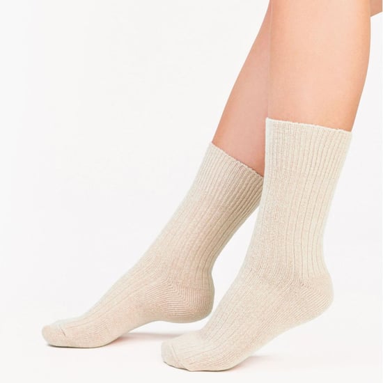 Steven - 1 Paar Dames Wol Jurk Sokken - Thermische Gebreide Sokken voor Winter - Ecru - Image 3