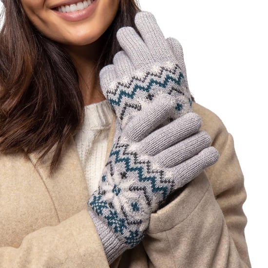 Heat Holders - Dames Zachte Thermo Handschoenen - Lichtgrijs - Image 3