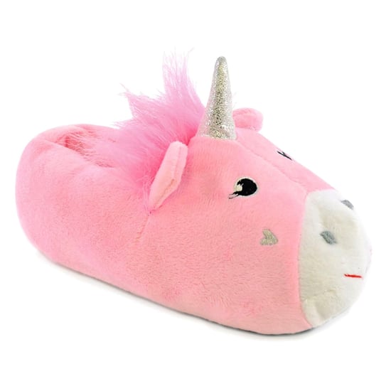 Roze eenhoorn pluche pantoffels voor kinderen - Roze - Image 3