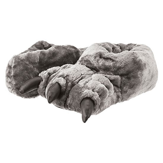 Nieuwigheid 3D Monster Feet-pantoffels voor kinderen - Grijs - Image 4