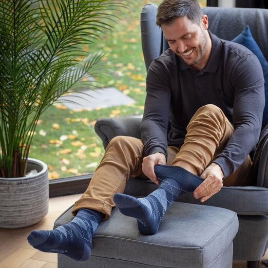 9 paar sokken zonder elastiek katoenen herensokken | Gentle Grip | Zachte losse sokken | Diabetische vriendelijke sokken - Blauw - Image 3