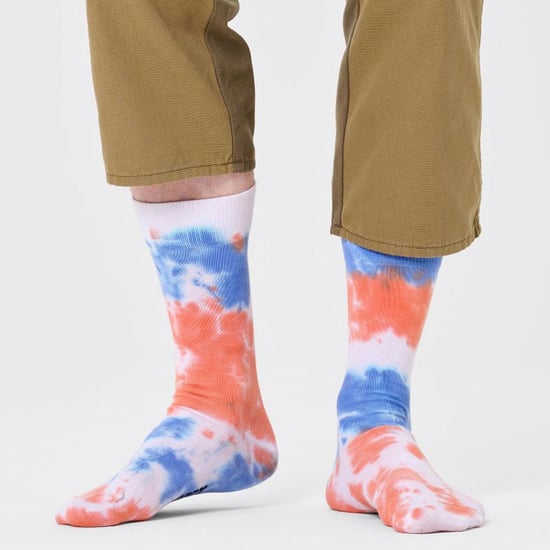 Nieuwigheid Tie Dye Sokken | Happy Socks | Ademend Multikleurige Grappige Draag Sokken | Cadeausokken - Perzik - Image 3